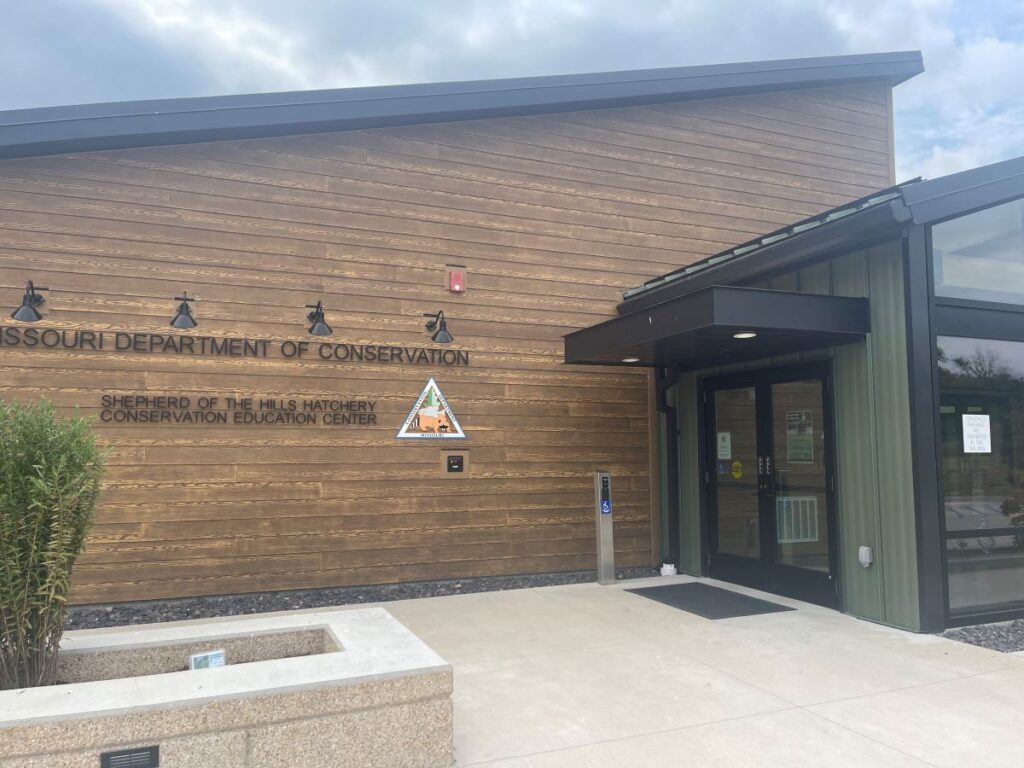 Shepherd of the Hills Fish Hatchery building